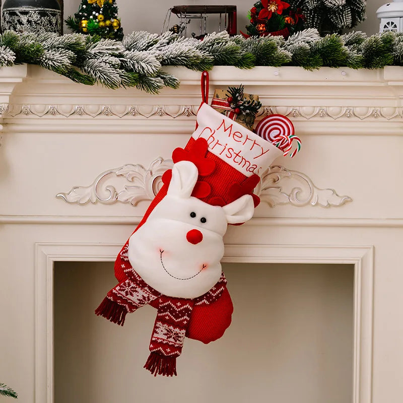 JollyFill XL Christmas Stocking™ – Santa, Reindeer & Snowman - Utopia Corner