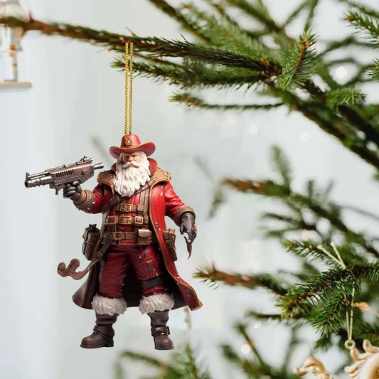 CoolSanta Acrylic Pendant™ – 2D Christmas Tree Ornament - Utopia Corner