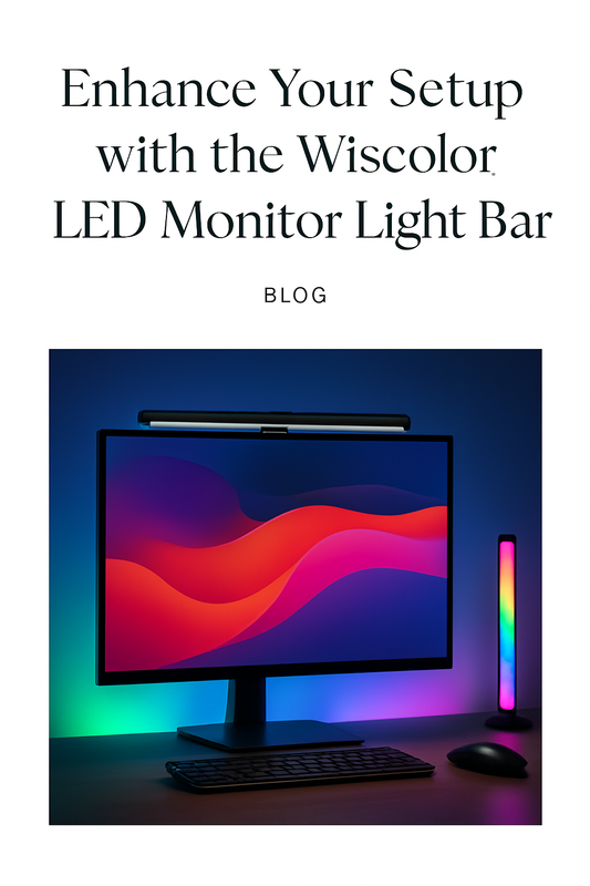 How the LED Monitor Light Bar with RGB Backlight from Utopia Corner Transforms Your Workspace