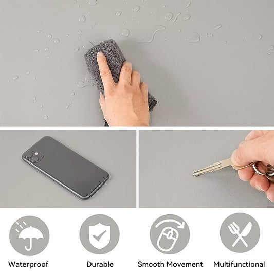 PU Leather Waterproof Non Slip Mouse Pad