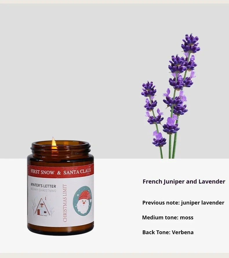 FestiveGlow Soy Candle™ – Christmas Aromatic Candle Jar - Utopia Corner