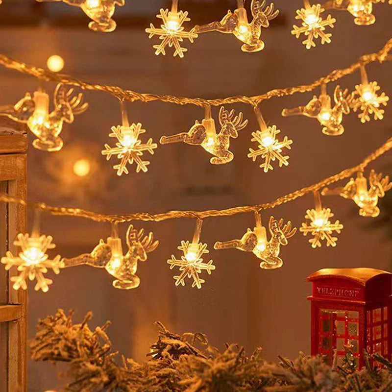 SnowGlow LED Snowflake Lights™ – Fairy String Lights - Utopia Corner