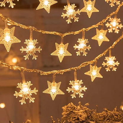 SnowGlow LED Snowflake Lights™ – Fairy String Lights - Utopia Corner