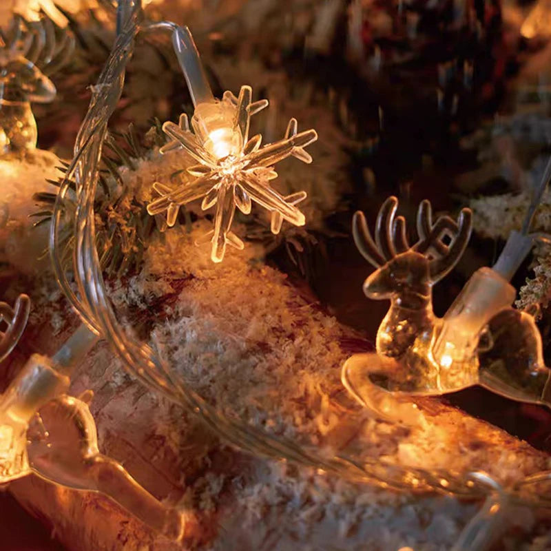 SnowGlow LED Snowflake Lights™ – Fairy String Lights - Utopia Corner