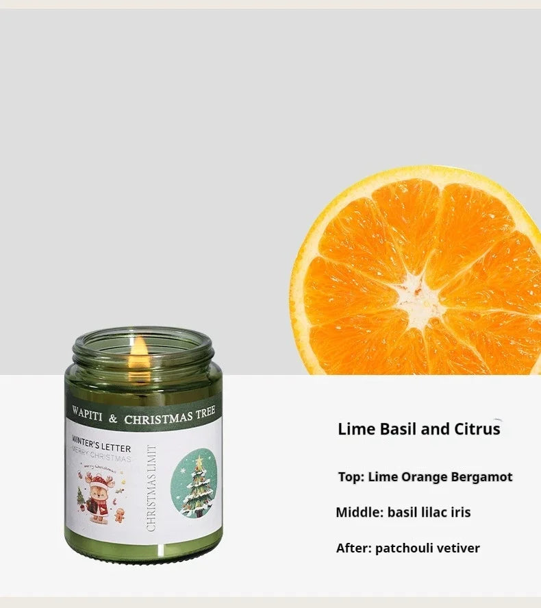 FestiveGlow Soy Candle™ – Christmas Aromatic Candle Jar - Utopia Corner