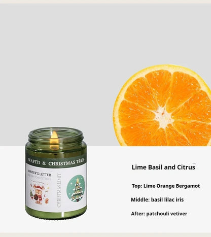 FestiveGlow Soy Candle™ – Christmas Aromatic Candle Jar - Utopia Corner