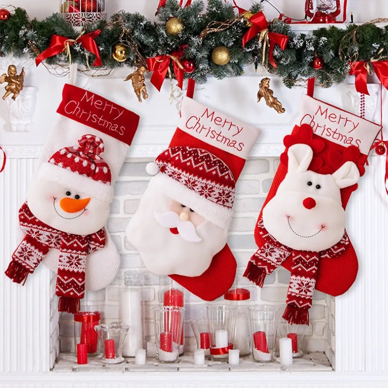 JollyFill XL Christmas Stocking™ – Santa, Reindeer & Snowman - Utopia Corner
