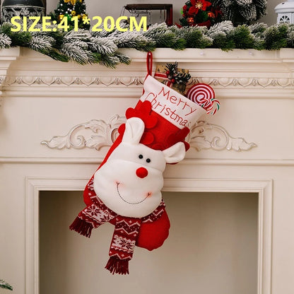 JollyFill XL Christmas Stocking™ – Santa, Reindeer & Snowman - Utopia Corner