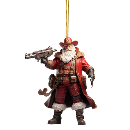 CoolSanta Acrylic Pendant™ – 2D Christmas Tree Ornament - Utopia Corner