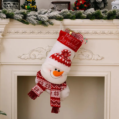 JollyFill XL Christmas Stocking™ – Santa, Reindeer & Snowman - Utopia Corner
