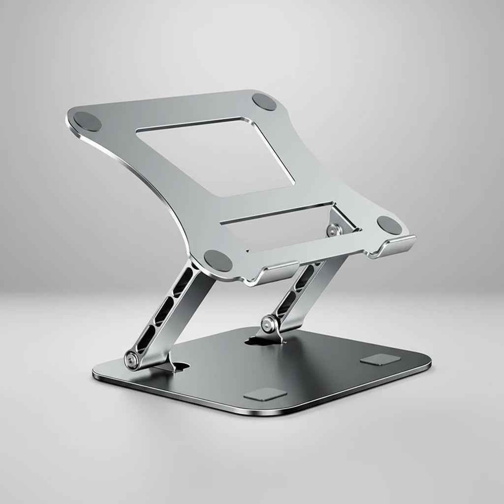 Multiple size options for adjustable laptop folding stands compatible with various laptops

