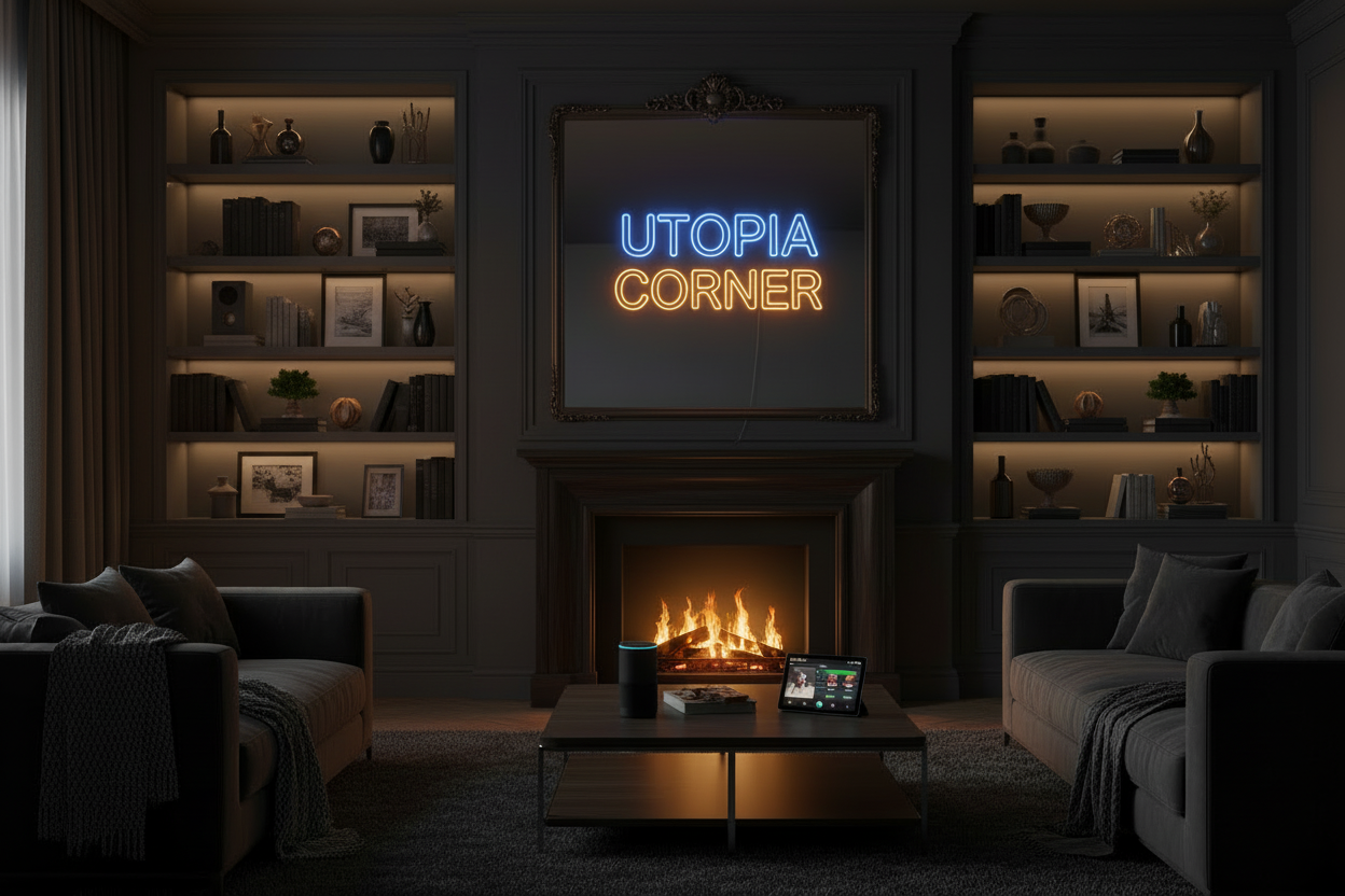 Utopia Corner dark luxury interior